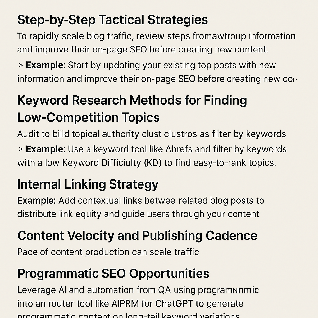 Advanced WordPress Strategies for Scaling Blog Traffic: A Tactical Playbook