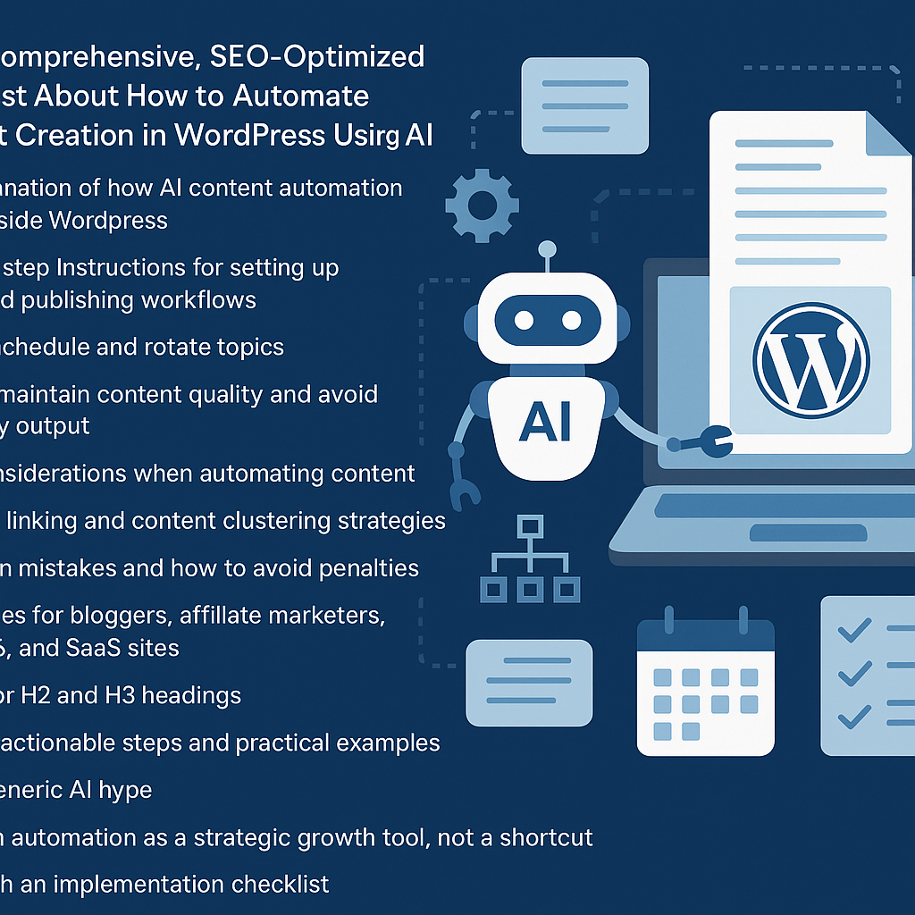 Mastering AI-Driven Content Automation in WordPress: A Strategic Guide to Scaling Your Site