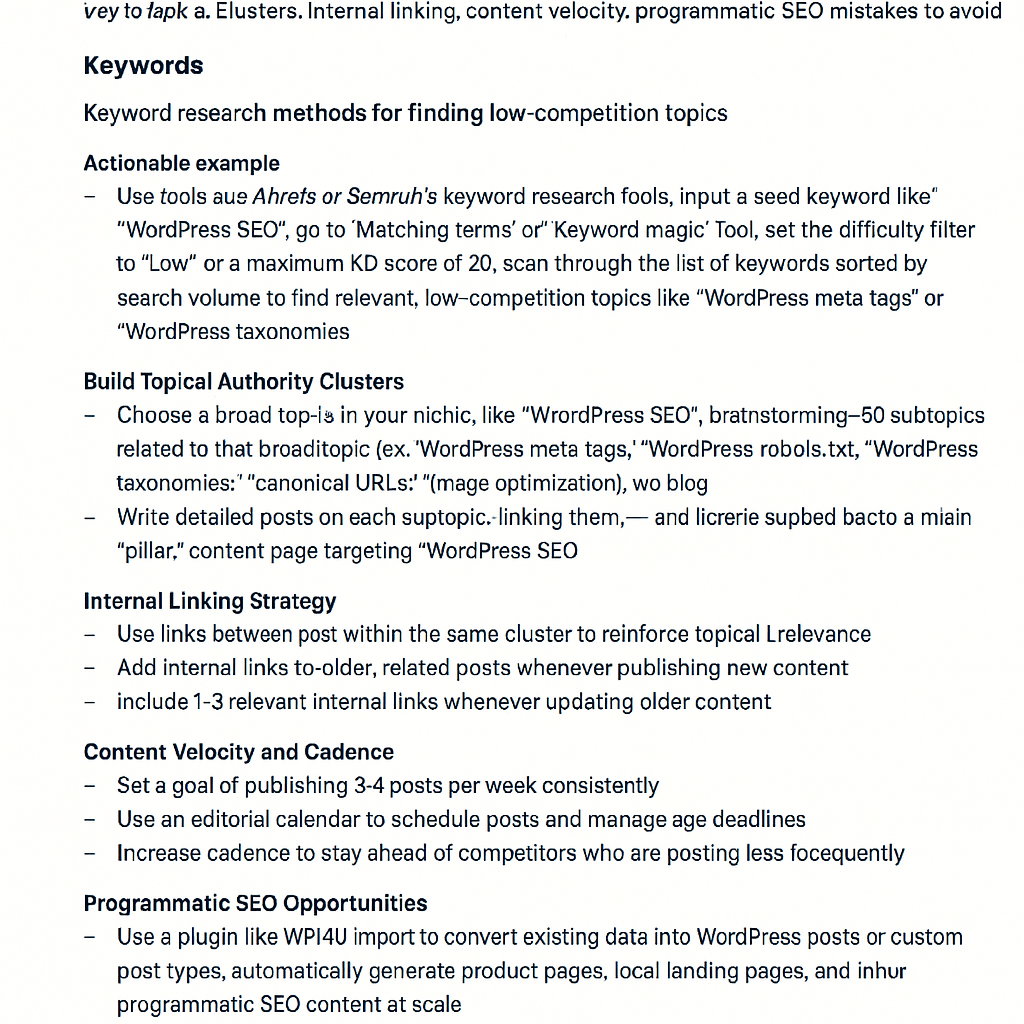 Advanced Strategies for Scaling Blog Traffic with WordPress: A Tactical Guide